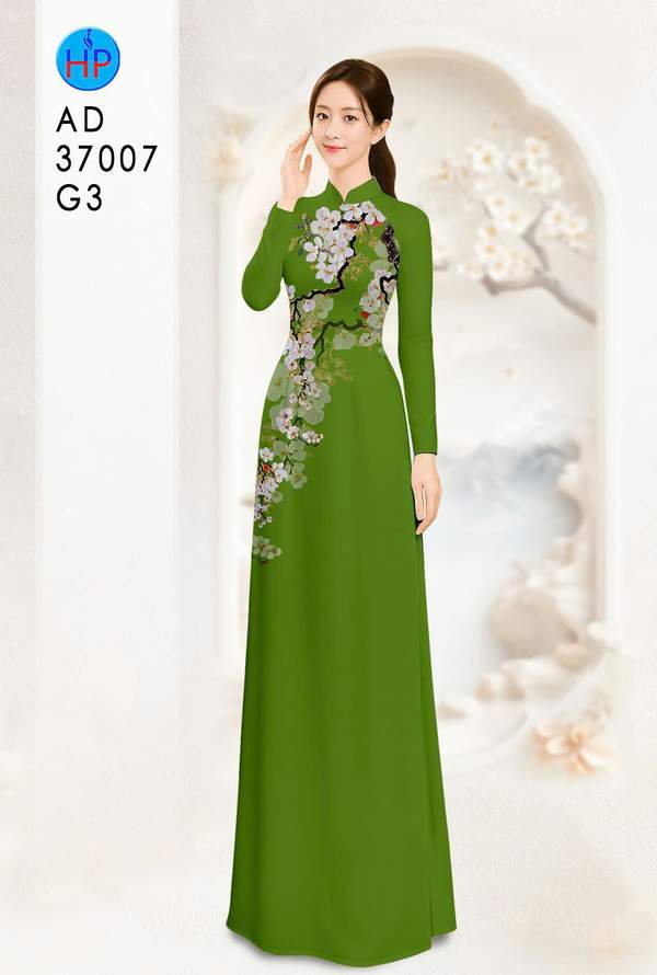 Vải Áo Dài Hoa In 3D AD 37007 2 1784254276 234 vai ao dai hoa in 3d ad 37007