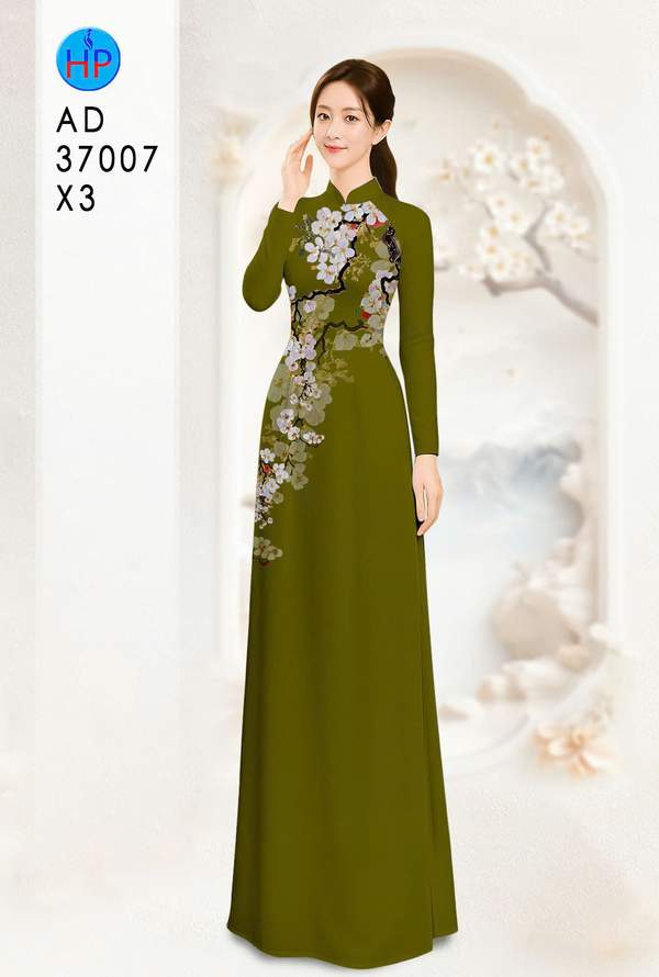 Vải Áo Dài Hoa In 3D AD 37007 7 1784254277 164 vai ao dai hoa in 3d ad 37007