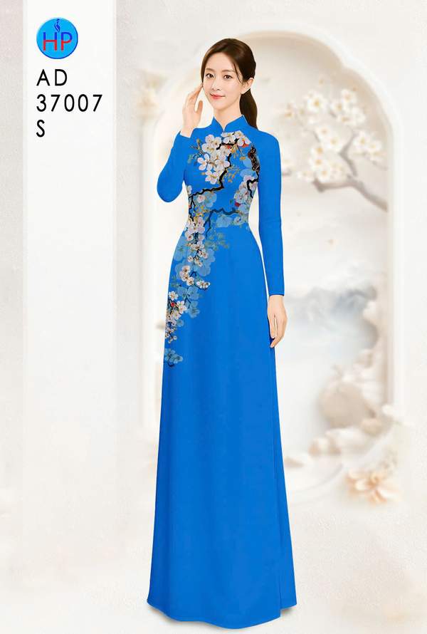 Vải Áo Dài Hoa In 3D AD 37007 9 1784254278 13 vai ao dai hoa in 3d ad 37007