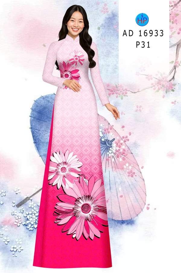 Vải Áo Dài Hoa In 3D AD 16933 3 1784346223 518 vai ao dai hoa in 3d ad 16933