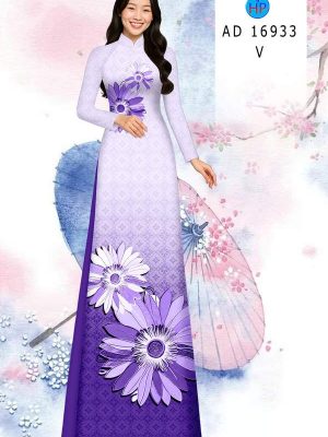 Vải Áo Dài Hoa In 3D AD 16933 23 1784346224 3 vai ao dai hoa in 3d ad 16933