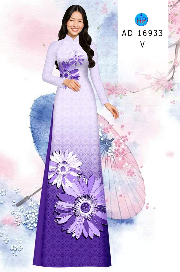 Vải Áo Dài Hoa In 3D AD 16933 6 1784346224 3 vai ao dai hoa in 3d ad 16933