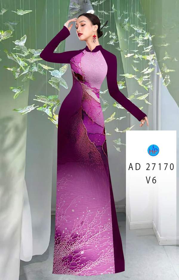 Vải Áo Dài Hoa In 3D AD 27170 3 1784346657 306 vai ao dai hoa in 3d ad 27170