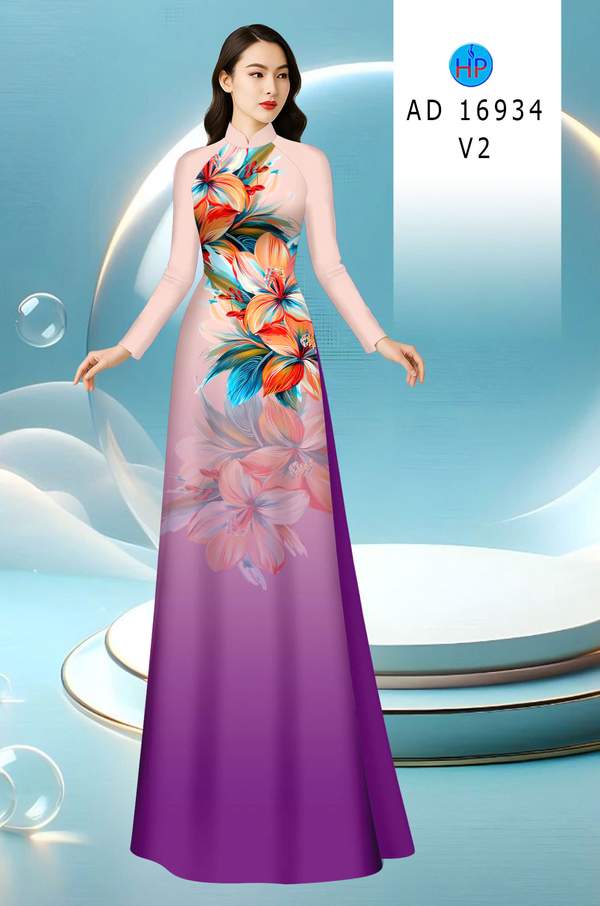 Vải Áo Dài Hoa In 3D AD 16934 5 1784347099 186 vai ao dai hoa in 3d ad 16934