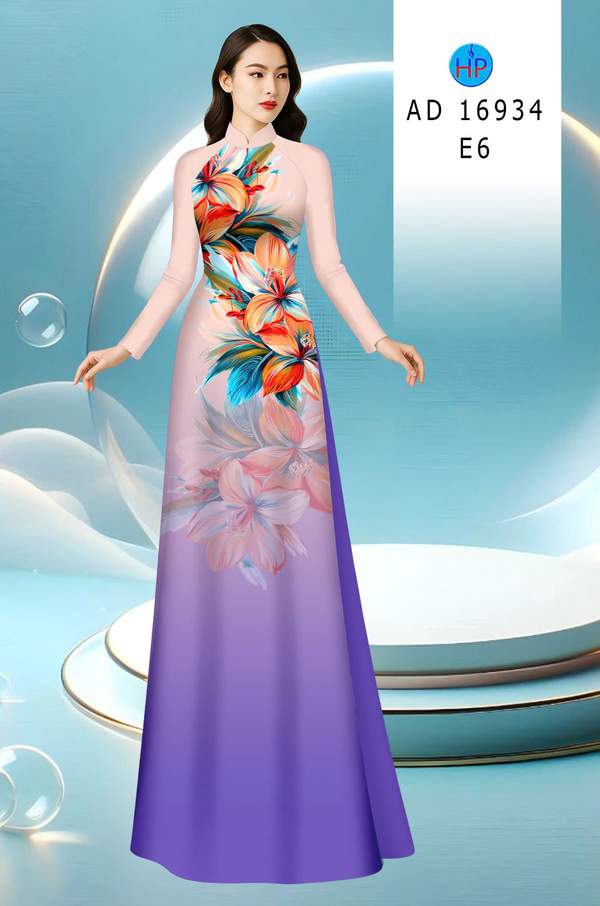 Vải Áo Dài Hoa In 3D AD 16934 6 1784347099 266 vai ao dai hoa in 3d ad 16934
