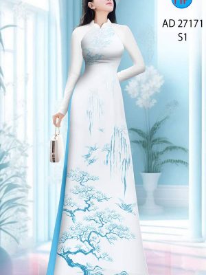 Vải Áo Dài Phong Cảnh AD 27171 23 1784347539 704 vai ao dai phong canh ad 27171