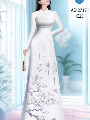Vải Áo Dài Phong Cảnh AD 27171 24 1784347539 753 vai ao dai phong canh ad 27171