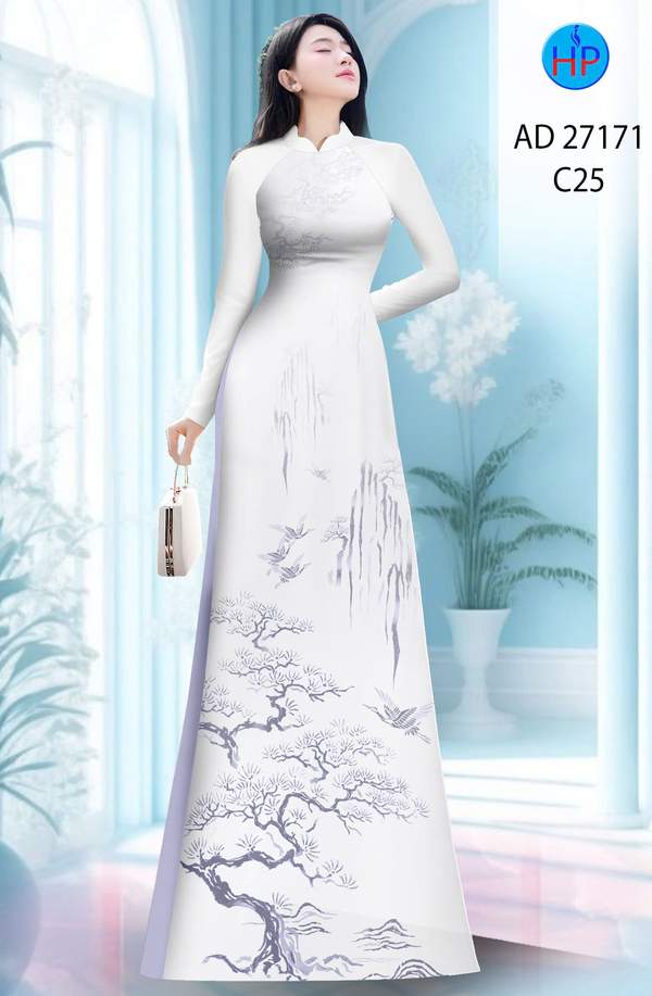 Vải Áo Dài Phong Cảnh AD 27171 4 1784347539 753 vai ao dai phong canh ad 27171