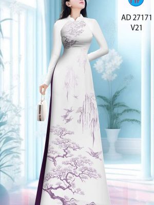 Vải Áo Dài Phong Cảnh AD 27171 26 1784347540 319 vai ao dai phong canh ad 27171