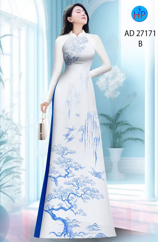 Vải Áo Dài Phong Cảnh AD 27171 5 1784347540 468 vai ao dai phong canh ad 27171