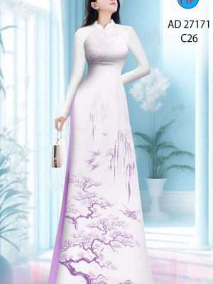 Vải Áo Dài Phong Cảnh AD 27171 33 1784347541 952 vai ao dai phong canh ad 27171
