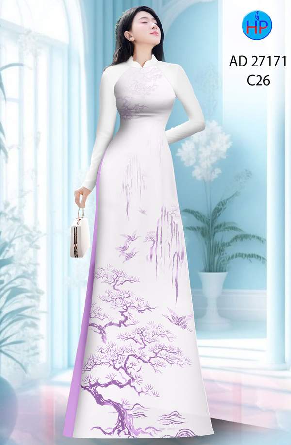 Vải Áo Dài Phong Cảnh AD 27171 13 1784347541 952 vai ao dai phong canh ad 27171