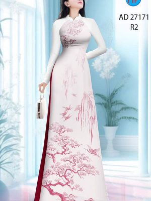 Vải Áo Dài Phong Cảnh AD 27171 35 1784347542 373 vai ao dai phong canh ad 27171