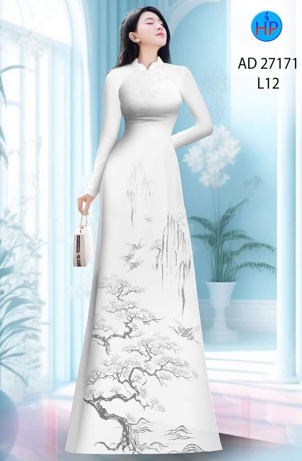 Vải Áo Dài Phong Cảnh AD 27171 16 1784347542 437 vai ao dai phong canh ad 27171