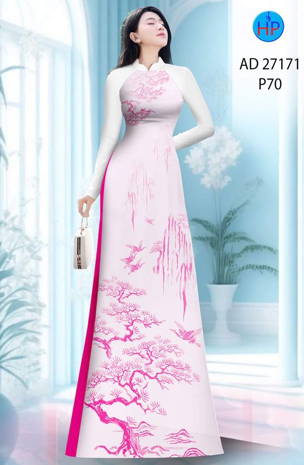 Vải Áo Dài Phong Cảnh AD 27171 18 1784347542 498 vai ao dai phong canh ad 27171