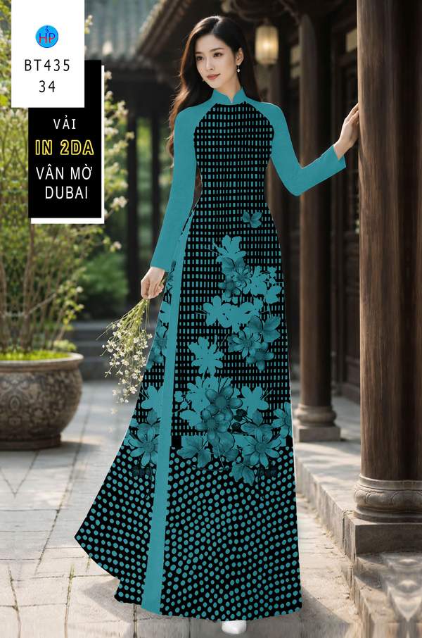 Vải Áo Dài Hoa In 4D AD BT435 4 1784859961 124 vai ao dai hoa in 4d ad bt435