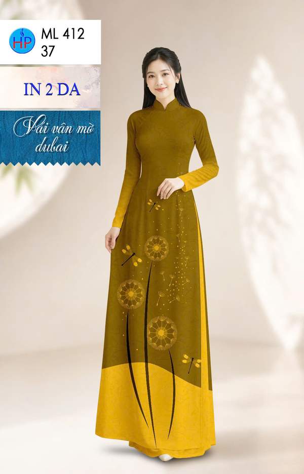Vải Áo Dài Hoa Bồ Công Anh AD ML412 9 1784860389 334 vai ao dai hoa bo cong anh ad ml412