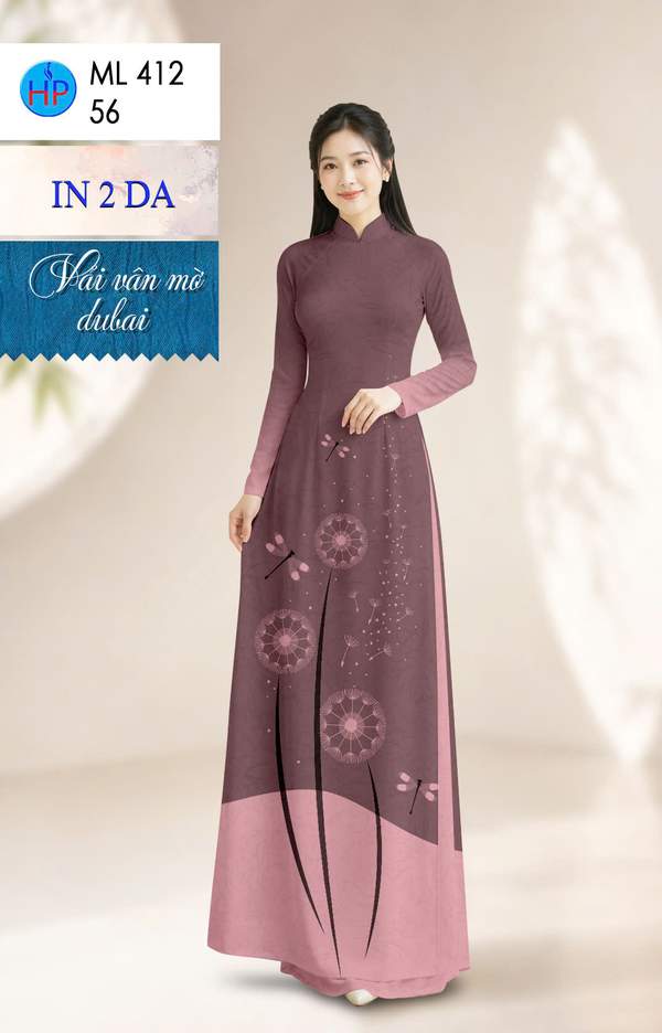 Vải Áo Dài Hoa Bồ Công Anh AD ML412 10 1784860389 477 vai ao dai hoa bo cong anh ad ml412
