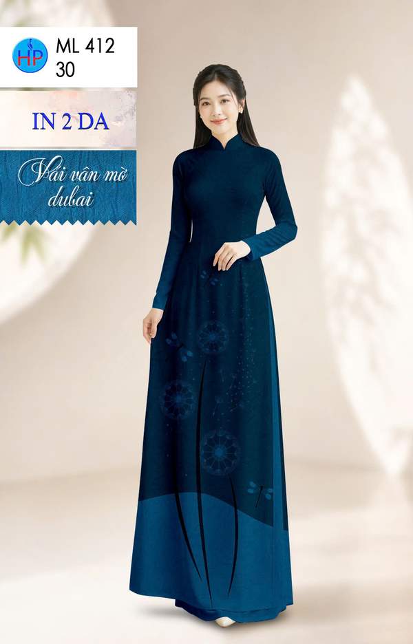 Vải Áo Dài Hoa Bồ Công Anh AD ML412 24 1784860393 241 vai ao dai hoa bo cong anh ad ml412