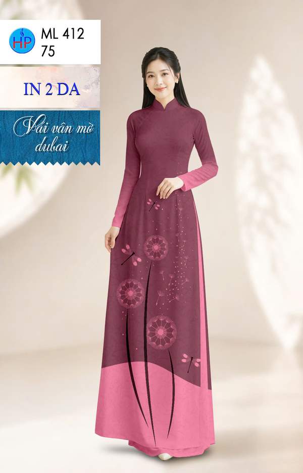 Vải Áo Dài Hoa Bồ Công Anh AD ML412 25 1784860393 363 vai ao dai hoa bo cong anh ad ml412
