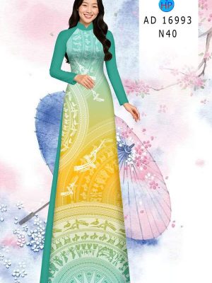 Vải Áo Dài Trống Đồng AD 16993 23 1784951209 603 vai ao dai trong dong ad 16993