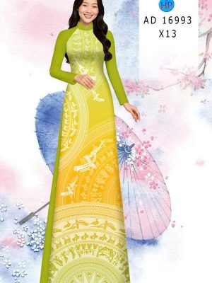 Vải Áo Dài Trống Đồng AD 16993 26 1784951210 295 vai ao dai trong dong ad 16993