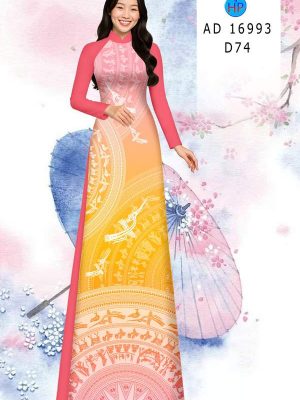 Vải Áo Dài Trống Đồng AD 16993 27 1784951210 334 vai ao dai trong dong ad 16993