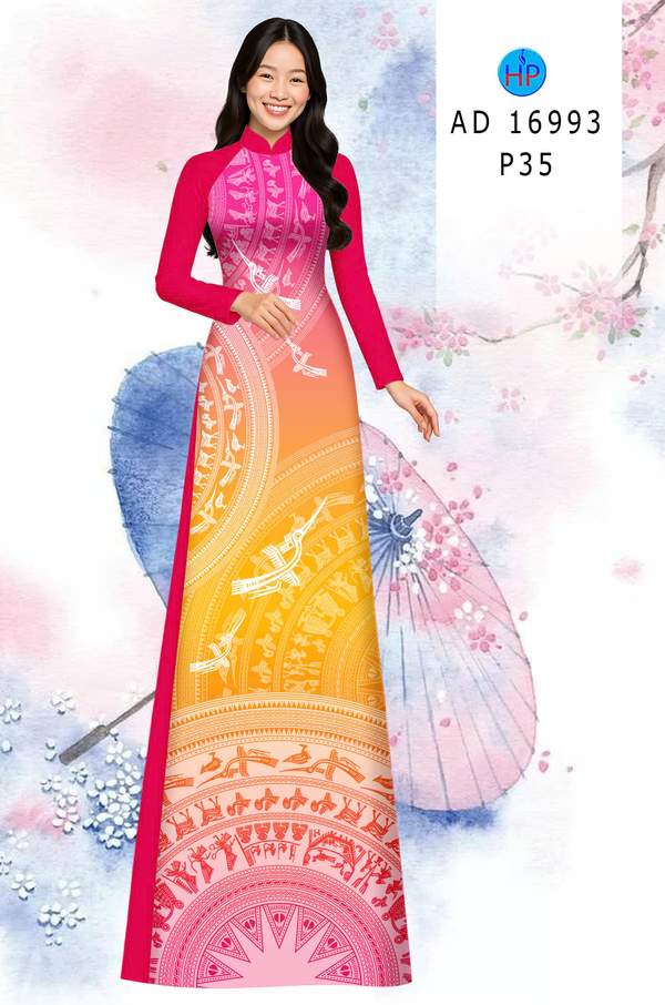 Vải Áo Dài Trống Đồng AD 16993 11 1784951210 710 vai ao dai trong dong ad 16993