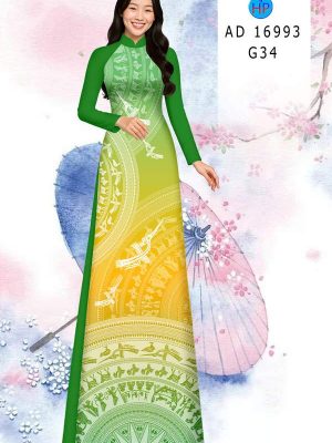 Vải Áo Dài Trống Đồng AD 16993 25 1784951210 719 vai ao dai trong dong ad 16993