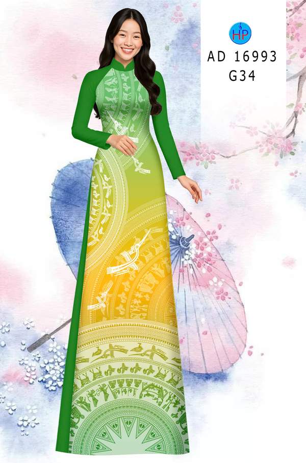 Vải Áo Dài Trống Đồng AD 16993 8 1784951210 719 vai ao dai trong dong ad 16993