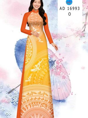 Vải Áo Dài Trống Đồng AD 16993 31 1784951211 278 vai ao dai trong dong ad 16993