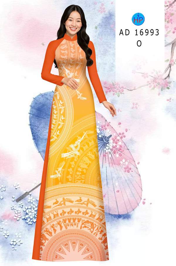 Vải Áo Dài Trống Đồng AD 16993 14 1784951211 278 vai ao dai trong dong ad 16993