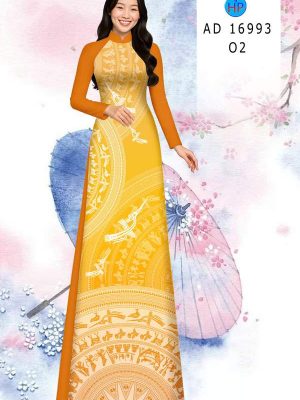 Vải Áo Dài Trống Đồng AD 16993 32 1784951211 369 vai ao dai trong dong ad 16993
