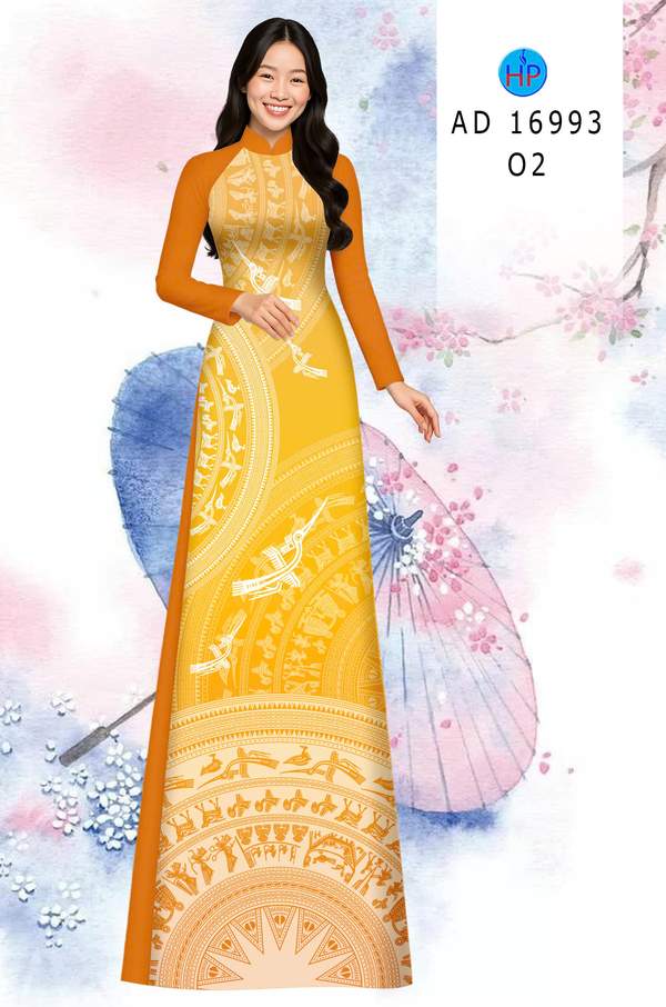 Vải Áo Dài Trống Đồng AD 16993 15 1784951211 369 vai ao dai trong dong ad 16993
