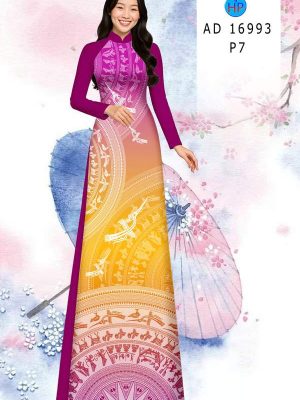 Vải Áo Dài Trống Đồng AD 16993 33 1784951211 672 vai ao dai trong dong ad 16993