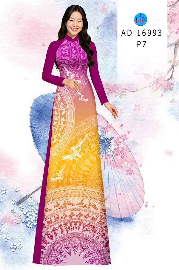 Vải Áo Dài Trống Đồng AD 16993 16 1784951211 672 vai ao dai trong dong ad 16993