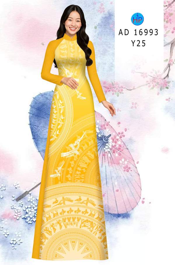 Vải Áo Dài Trống Đồng AD 16993 18 1784951212 896 vai ao dai trong dong ad 16993