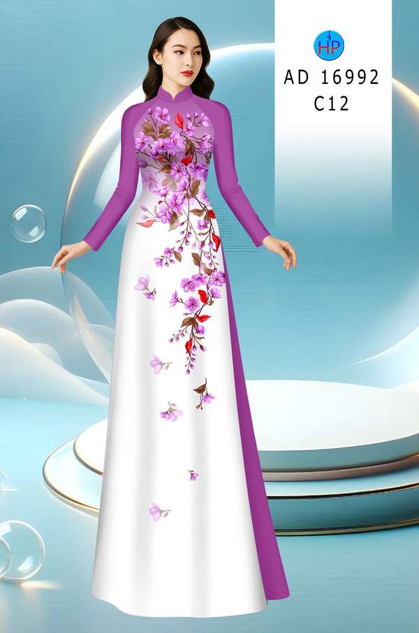 Vải Áo Dài Hoa In 3D AD 16992 3 1784952580 202 vai ao dai hoa in 3d ad 16992