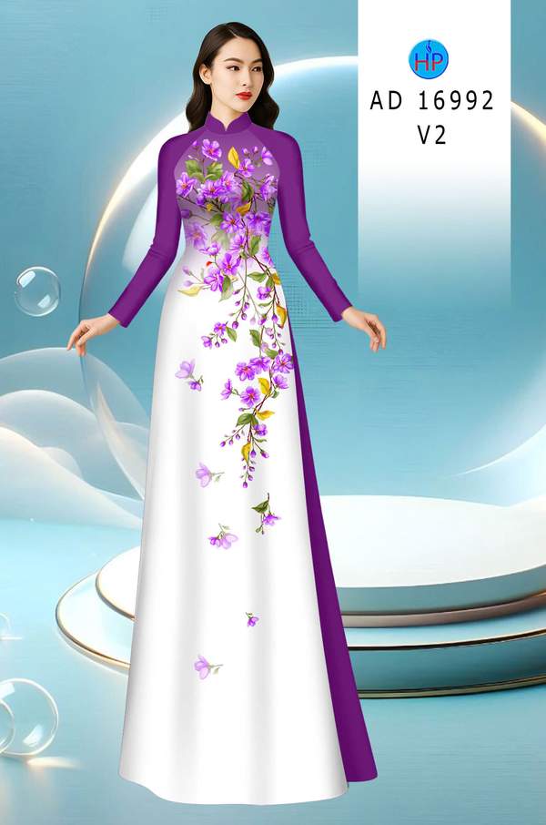 Vải Áo Dài Hoa In 3D AD 16992 6 1784952581 102 vai ao dai hoa in 3d ad 16992