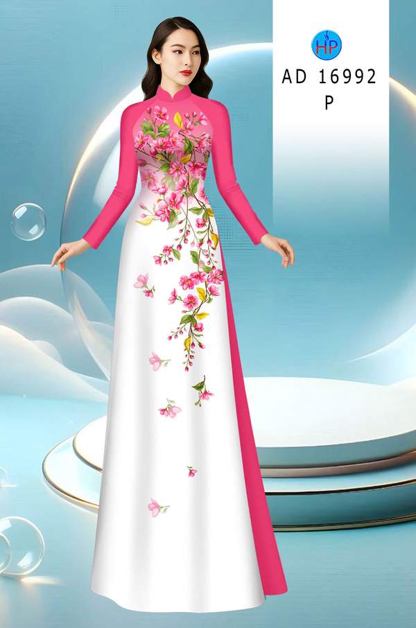 Vải Áo Dài Hoa In 3D AD 16992 5 1784952581 665 vai ao dai hoa in 3d ad 16992