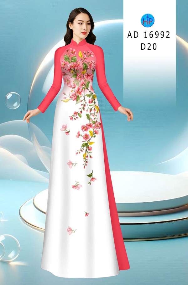 Vải Áo Dài Hoa In 3D AD 16992 7 1784952581 83 vai ao dai hoa in 3d ad 16992