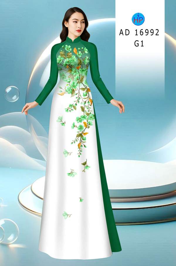Vải Áo Dài Hoa In 3D AD 16992 10 1784952582 343 vai ao dai hoa in 3d ad 16992