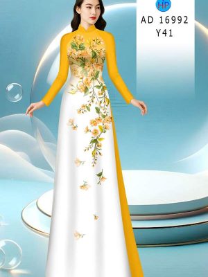 Vải Áo Dài Hoa In 3D AD 16992 30 1784952582 869 vai ao dai hoa in 3d ad 16992