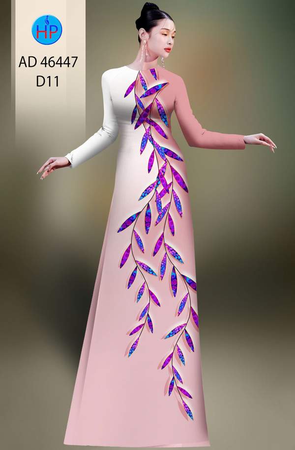 Vải Áo Dài Hoa In 3D AD 46447 9 1785296178 527 vai ao dai hoa in 3d ad 46447