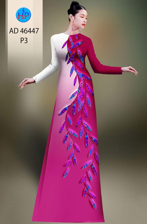 Vải Áo Dài Hoa In 3D AD 46447 16 1785296180 151 vai ao dai hoa in 3d ad 46447