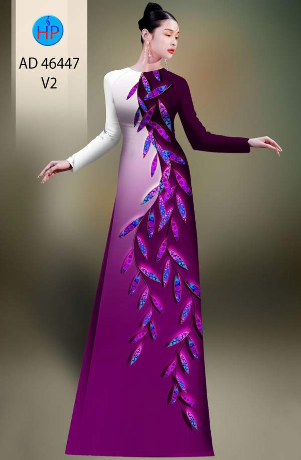 Vải Áo Dài Hoa In 3D AD 46447 1 1785296180 291 vai ao dai hoa in 3d ad 46447