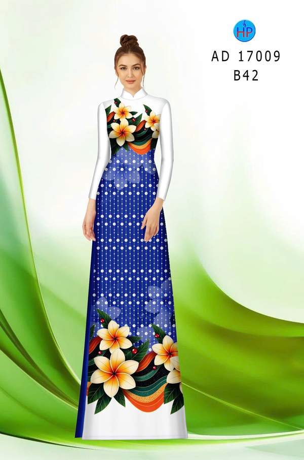 Vải Áo Dài Hoa Sứ AD 17009 2 1785465524 117 vai ao dai hoa su ad 17009