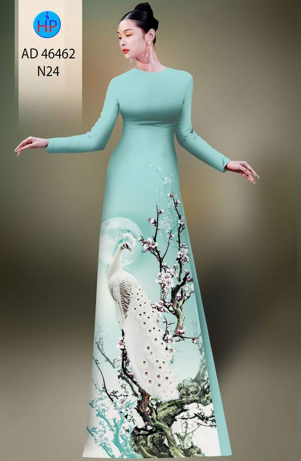 Vải Áo Dài Hoa Đào AD 46462 3 1785465963 163 vai ao dai hoa dao ad 46462
