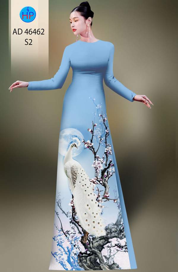 Vải Áo Dài Hoa Đào AD 46462 2 1785465963 427 vai ao dai hoa dao ad 46462