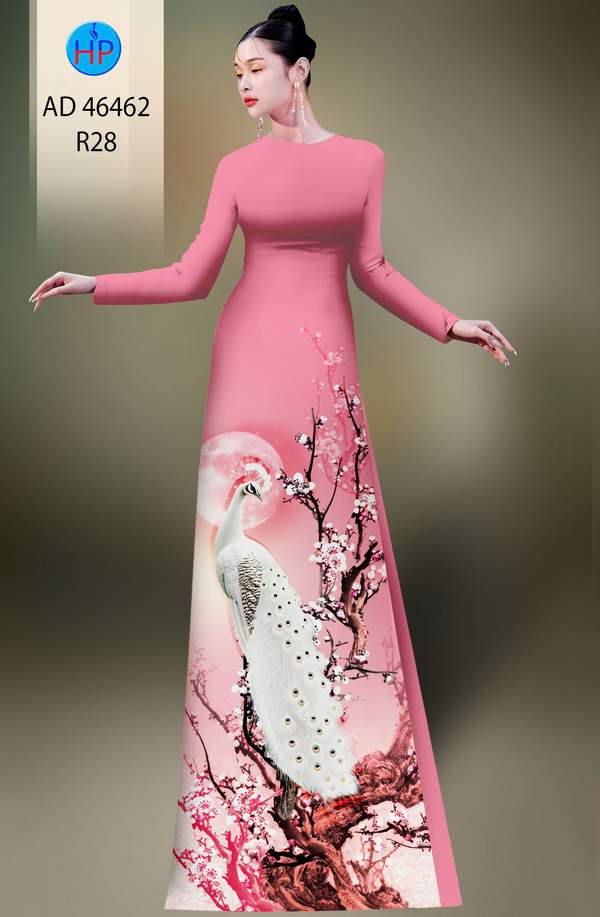 Vải Áo Dài Hoa Đào AD 46462 8 1785465964 50 vai ao dai hoa dao ad 46462